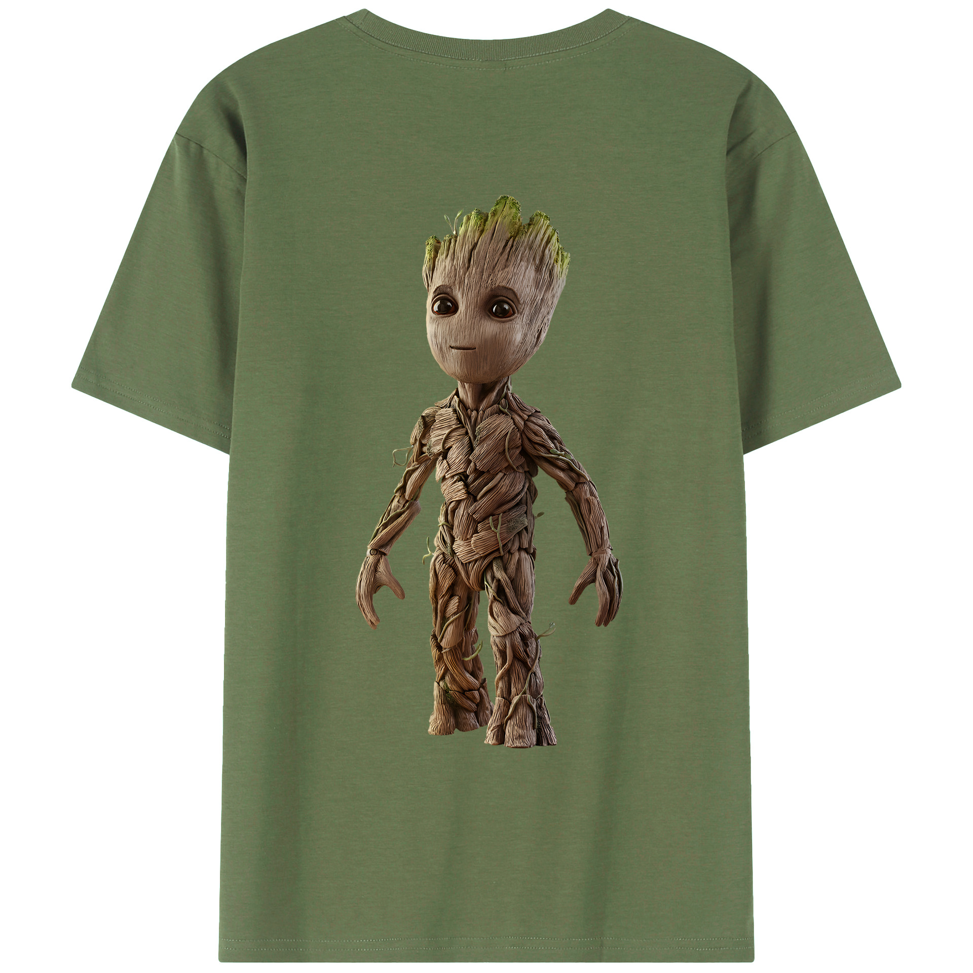 （画像用） アベンジャーズ The Avengers 綿100％ メンズ半袖Tシャツ（バックプリント） 通気性